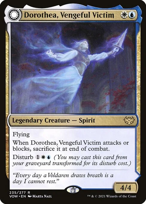 Dorothea, Vengeful Victim // Dorothea's Retribution · Innistrad: Crimson Vow 235/423