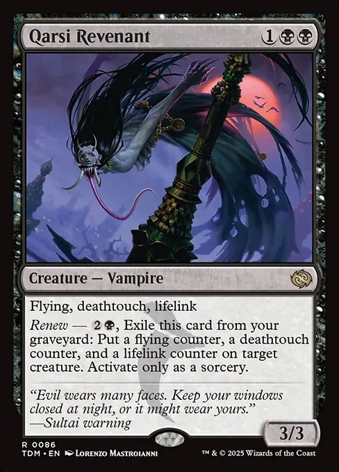 Qarsi Revenant · Tarkir: Dragonstorm 86/427