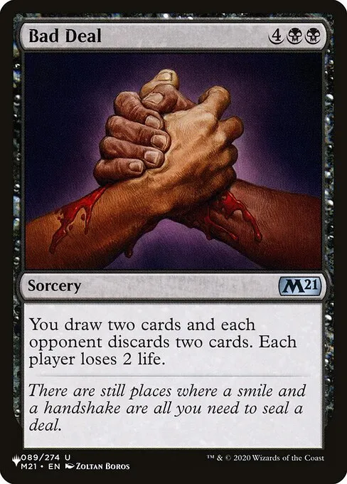 Bad Deal · The List M21-89/5050