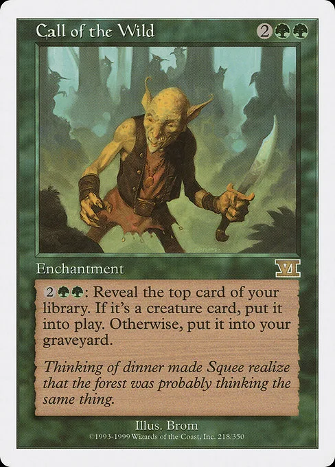 Call of the Wild · Classic Sixth Edition 218/351