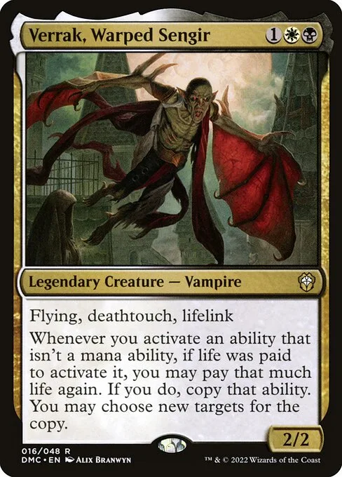 Verrak, Warped Sengir · Dominaria United Commander 16/240