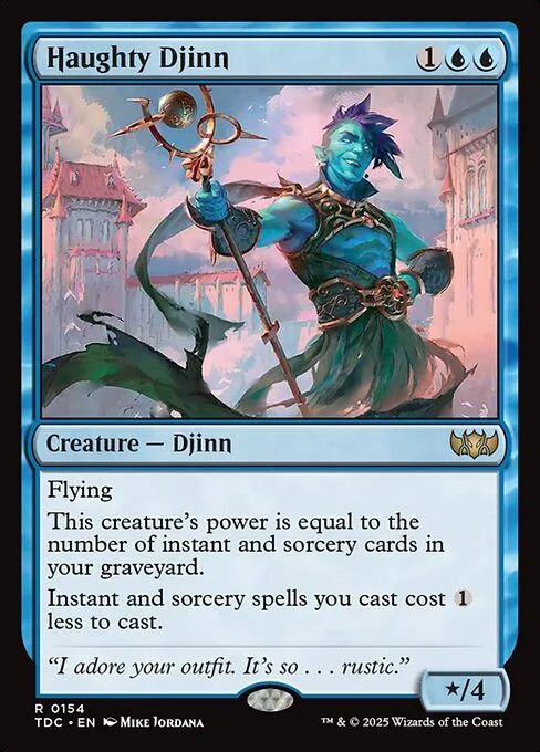 Haughty Djinn · Tarkir: Dragonstorm Commander 154/413