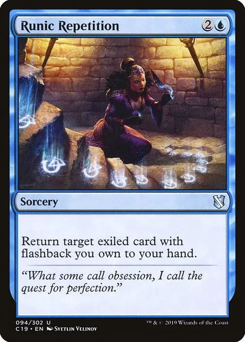 Runic Repetition · Commander 2019 94/302