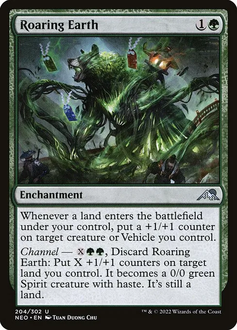 Roaring Earth · Kamigawa: Neon Dynasty 204/531