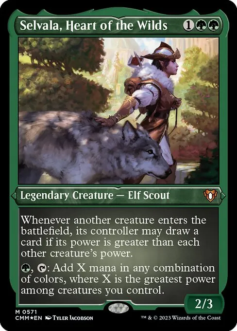 Selvala, Heart of the Wilds · Commander Masters 571/1067