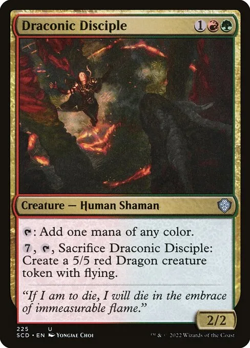 Draconic Disciple · Starter Commander Decks 225/352