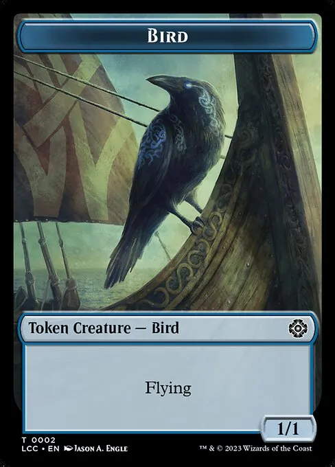 Bird · The Lost Caverns of Ixalan Commander Tokens 2/18