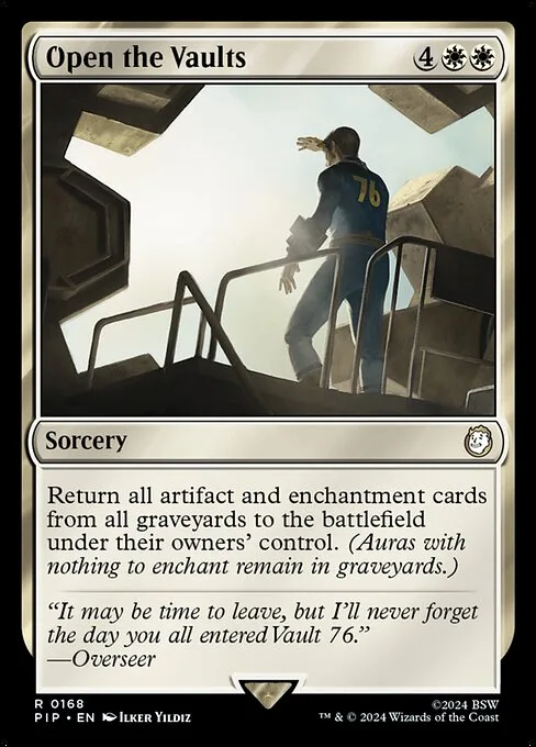 Open the Vaults · Fallout 168/1068