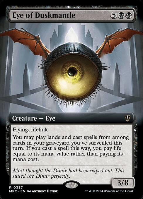 Eye of Duskmantle · Murders at Karlov Manor Commander 337/358