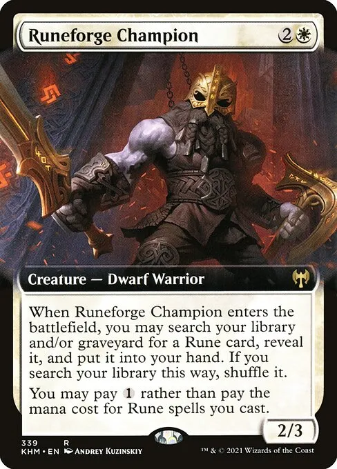 Runeforge Champion · Kaldheim 339/425