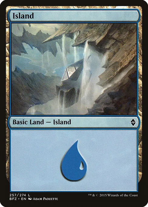 Island · Battle for Zendikar 257a/299