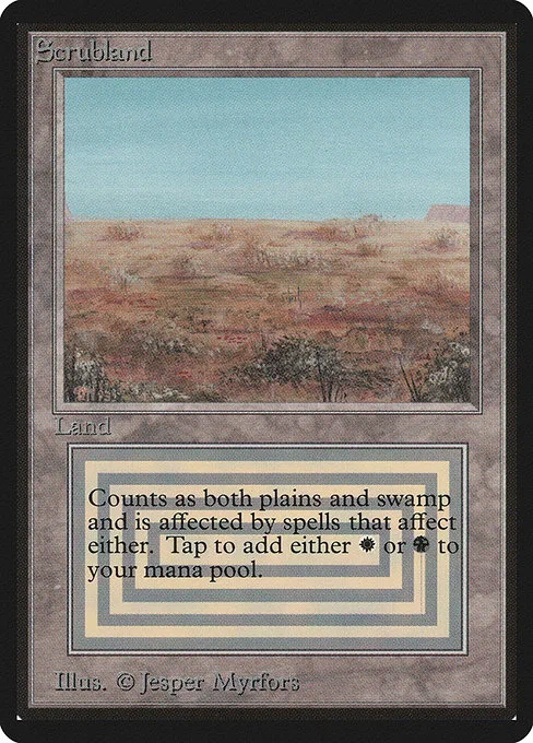 Scrubland · Limited Edition Beta 282/302