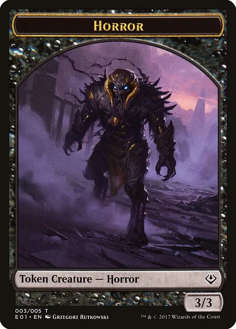 Horror · Archenemy: Nicol Bolas Tokens 3/5