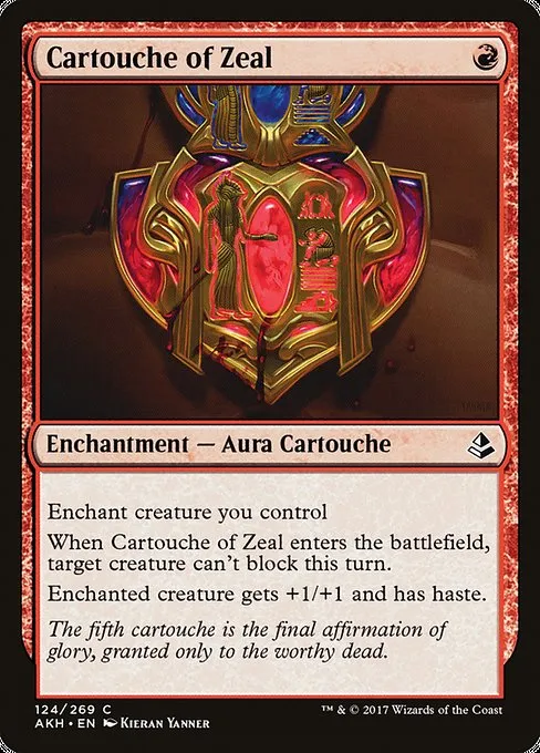 Cartouche of Zeal · Amonkhet 124/287