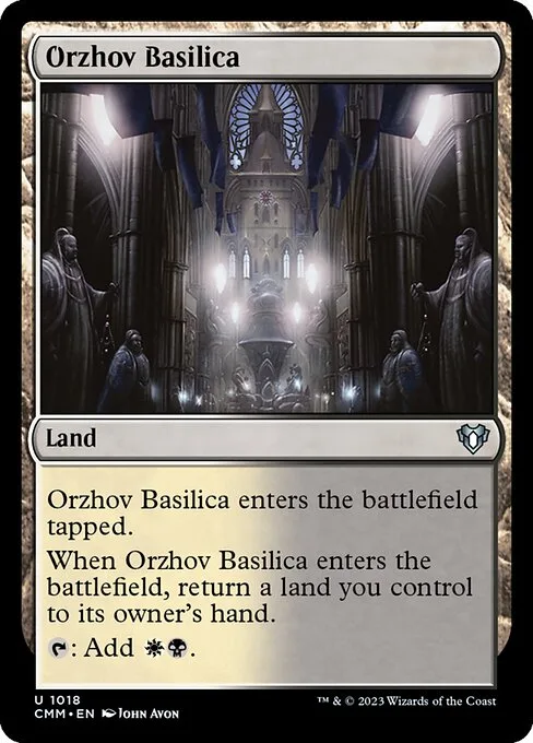 Orzhov Basilica · Commander Masters 1018/1067