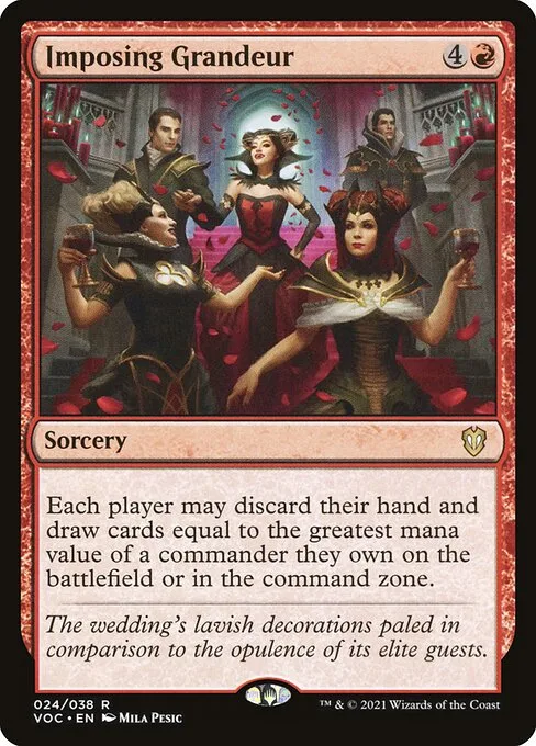 Imposing Grandeur · Crimson Vow Commander 24/188