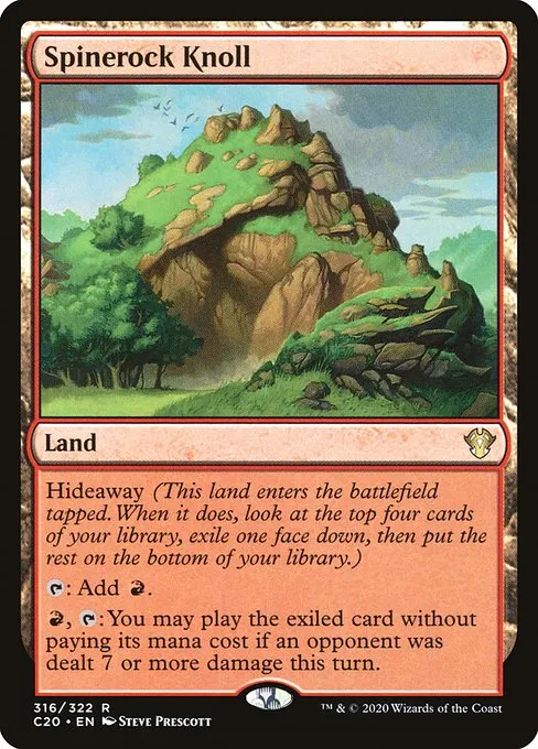 Spinerock Knoll · Commander 2020 316/322