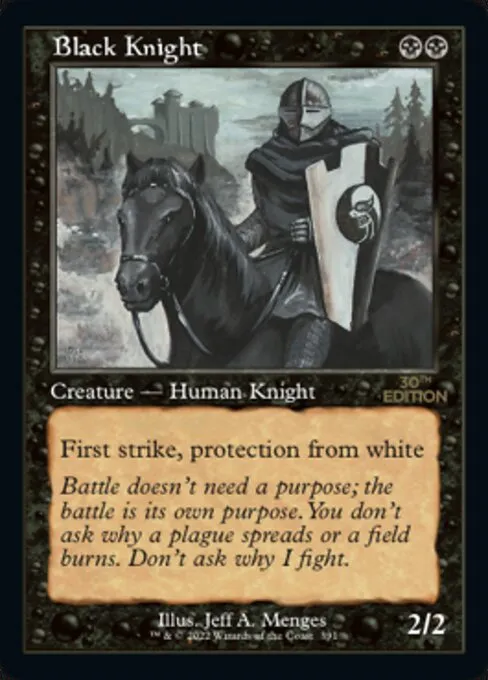Black Knight · 30th Anniversary Edition 391/594