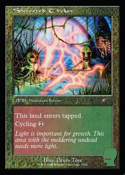 Sheltered Thicket · Secret Lair Drop 2522/2547