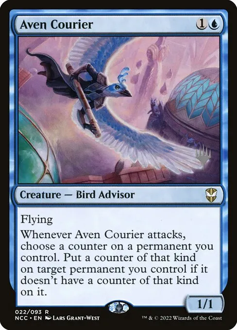 Aven Courier · New Capenna Commander Promos 22p/75