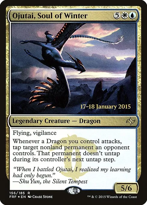 Ojutai, Soul of Winter · Fate Reforged Promos 156s/43
