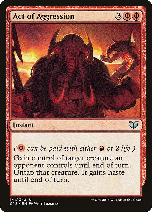 Act of Aggression · Commander 2015 141/342