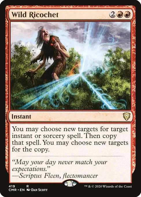 Wild Ricochet · Commander Legends 419/718