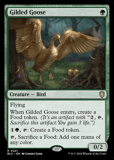 Gilded Goose · Bloomburrow Commander 221/356
