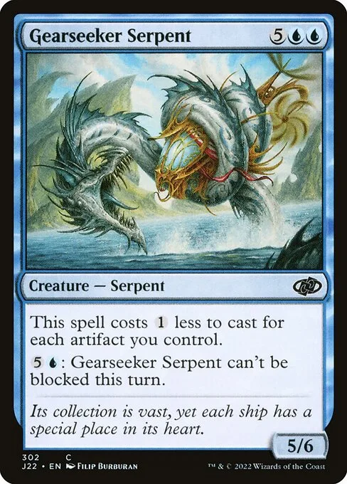 Gearseeker Serpent · Jumpstart 2022 302/835