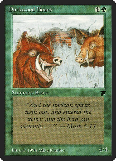 Durkwood Boars · Legends 182/310
