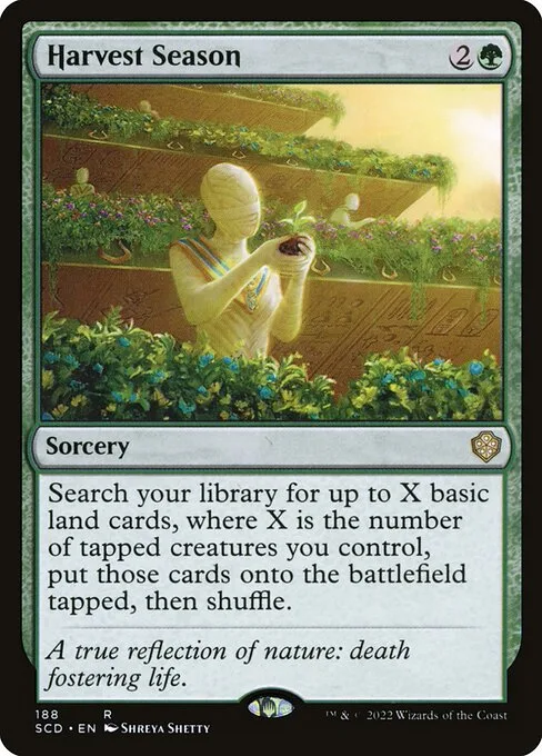 Harvest Season · Starter Commander Decks 188/352