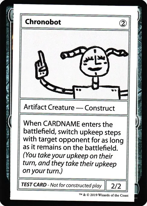 Chronobot · Mystery Booster Playtest Cards 2021 105/121