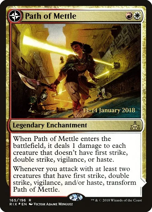 Path of Mettle // Metzali, Tower of Triumph · Rivals of Ixalan Promos 165s/98