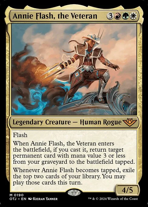 Annie Flash, the Veteran · Outlaws of Thunder Junction 190/374