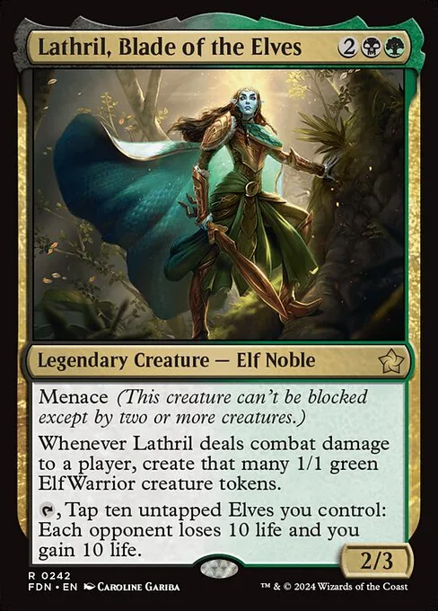 Lathril, Blade of the Elves · Foundations 242/771