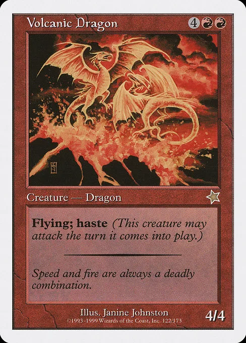 Volcanic Dragon · Starter 1999 122/173