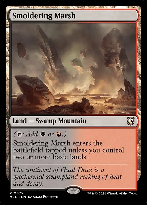 Smoldering Marsh · Modern Horizons 3 Commander 379/398