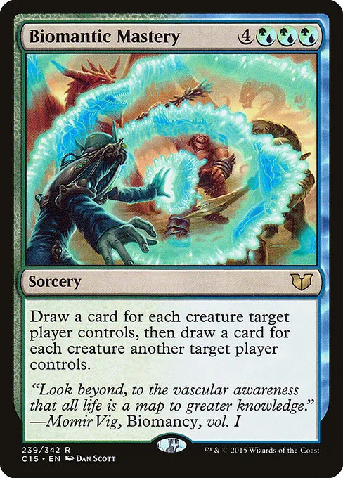 Biomantic Mastery · Commander 2015 239/342