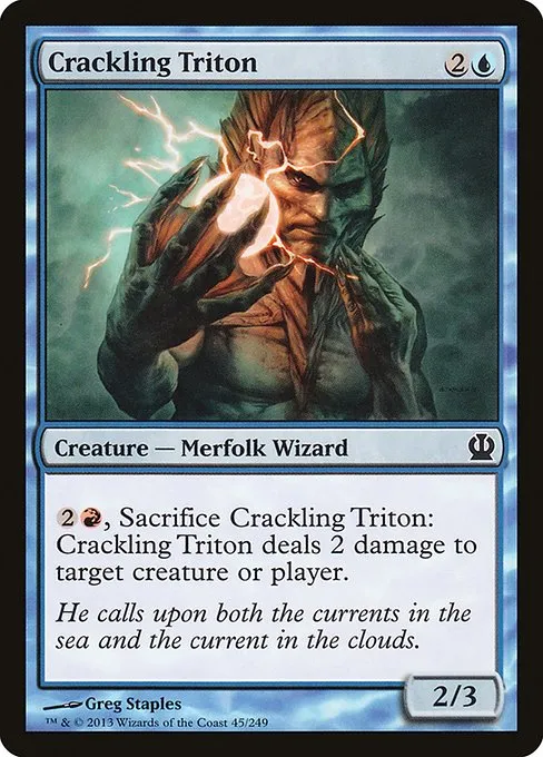 Crackling Triton · Theros 45/249