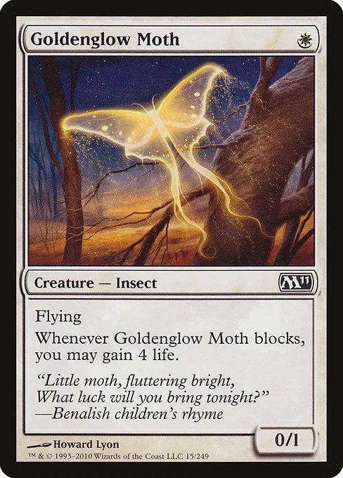 Goldenglow Moth · Magic 2011 15/249