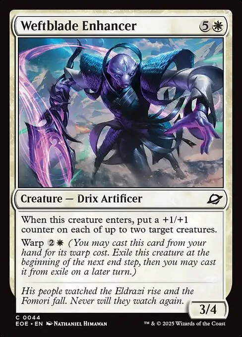 Weftblade Enhancer · Edge of Eternities 44/400