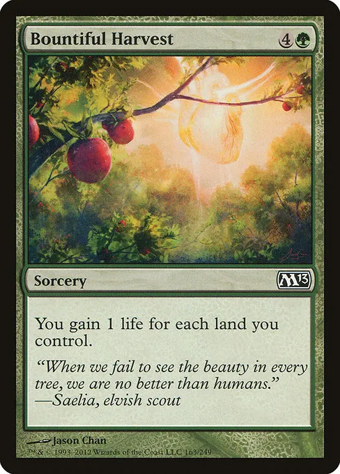 Bountiful Harvest · Magic 2013 163/249