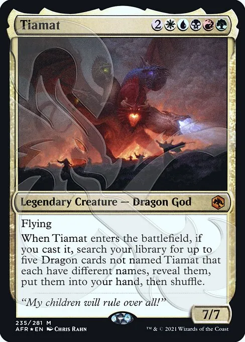 Tiamat · Adventures in the Forgotten Realms Promos 235a/241