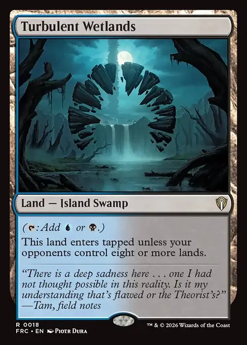 Turbulent Wetlands · Reality Fracture Commander 18/2
