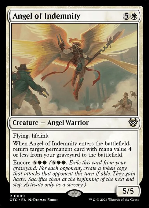 Angel of Indemnity · Outlaws of Thunder Junction Commander 9/342