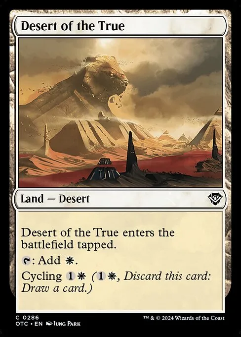 Desert of the True · Outlaws of Thunder Junction Commander 286/342