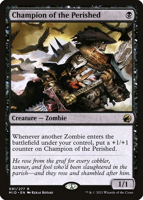 Champion of the Perished · Innistrad: Midnight Hunt 91/399