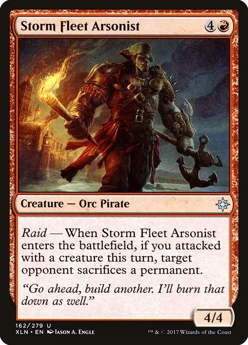 Storm Fleet Arsonist · Ixalan 162/289