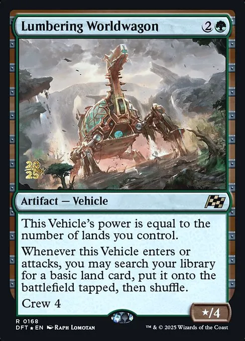Lumbering Worldwagon · Aetherdrift Promos 168s/160