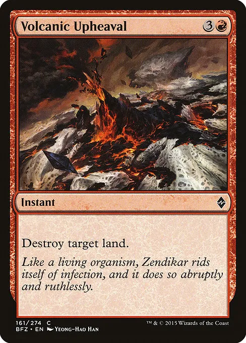 Volcanic Upheaval · Battle for Zendikar 161/299